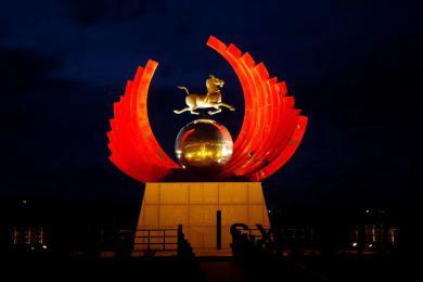 中國原子城景觀(guan)亮化(hua)工程